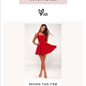 Home Before Daylight Red Dress: XS